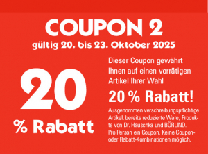 Coupon 1 gültig 9. bis 12. Juni 2025