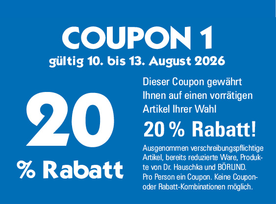 Coupon 1 gültig 23. bis 26. Juni 2025